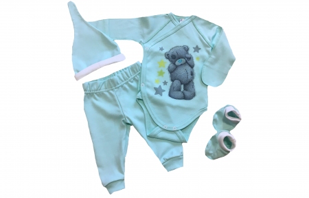 Комплект - Тедді ментоловий