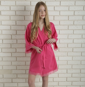 Халат - Малиновый