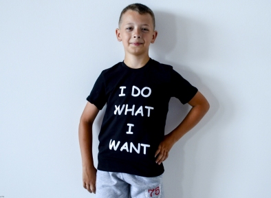 Футболка черная -Делаю то что хочу