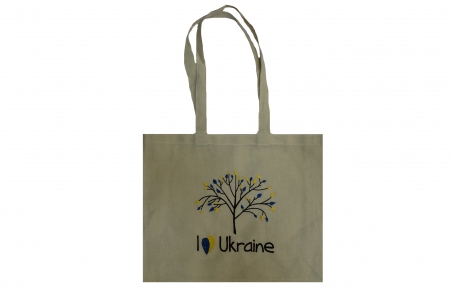 Екосумка- Дерево бежева