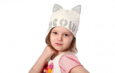 Шапка молочна - Meow