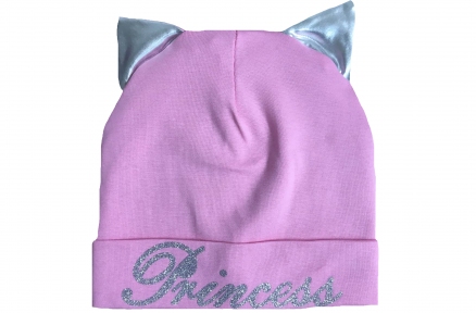 Шапка розовая - Princess