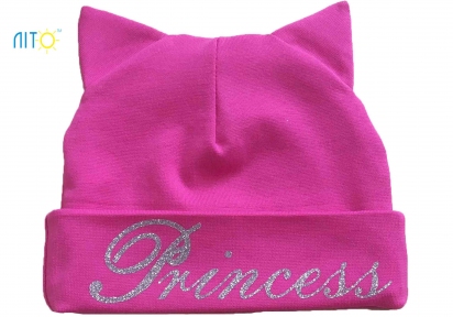 Шапка малиновая - Princess