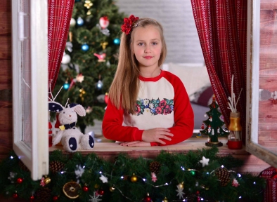 Свитшот утепленный -Ромашки