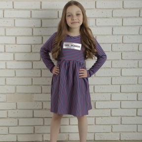 Сукня cиня полоска - Girl power