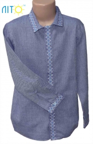 Рубашка джинсовая