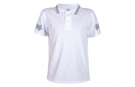 Футболка вышитая поло Традиционная