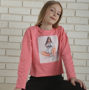 Реглан укорочений - Super girl