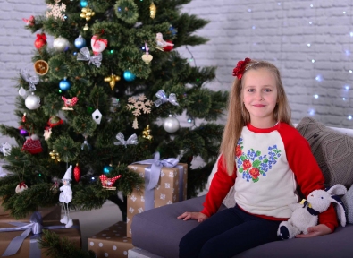 Свитшот  утепленный -Незабудки