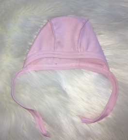 Шапочка на завязку - Розовая