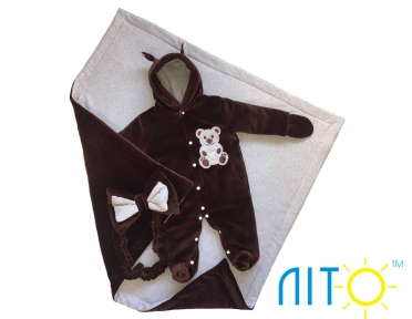 Набор утепленный- Мишка