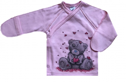 Распашонка - Тедди розовая