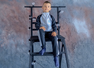 Спортивный костюм утепленный, антрацит