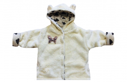 Курточка  махрова  - Молочна