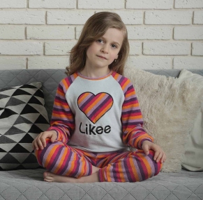 Пижама махровая - Сердце