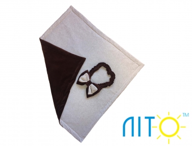 Плед утеплений - Шоколадний