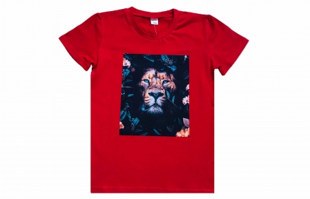 Футболка - Тигр красная