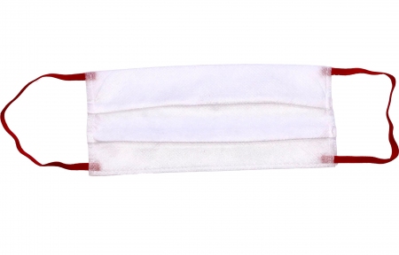 Маска защитная - Белая с красным