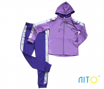 Спортивний костюм - Ультрафіолет зі сріблом  