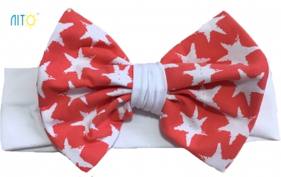 Пов'язка - Зірочки коралова