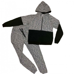 Спортивный костюм - Серо - чорный на молнию