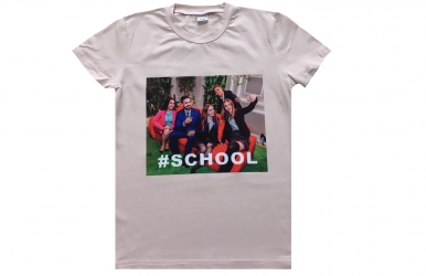 Футболка пудрова - Школа