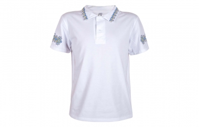 Футболка вышитая поло Традиционная