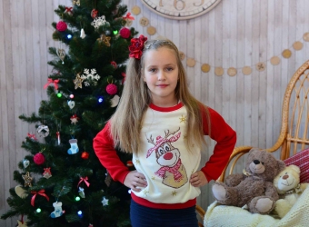 Свитшот утепленный -Олень