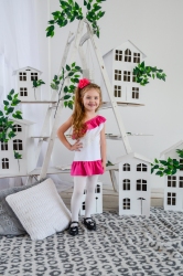 Платье малиновое со стразами