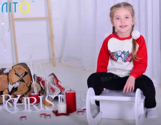 Свитшот с начесом -Ромашки