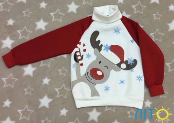 Кофта с начесом - Веселый Олень