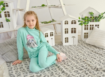 Гольф ментоловый - Собачка