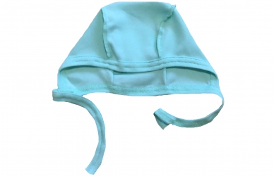 Шапочка на завязку ментоловая