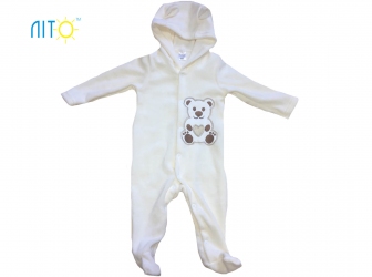 Чоловічок молочний велюровий - Ведмежа