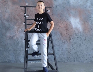 Спортивные штаны утепленные Victory, светло-серый меланж