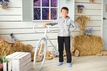 Спортивный костюм - Татуаж черный с серым